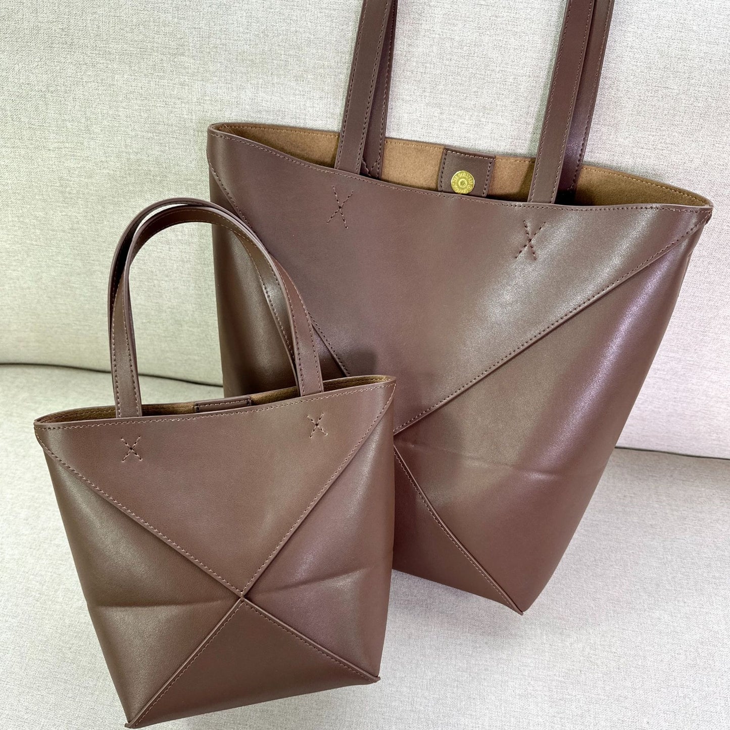 Folding Deformation Geometric Large Capacity Fashion Tote Bags