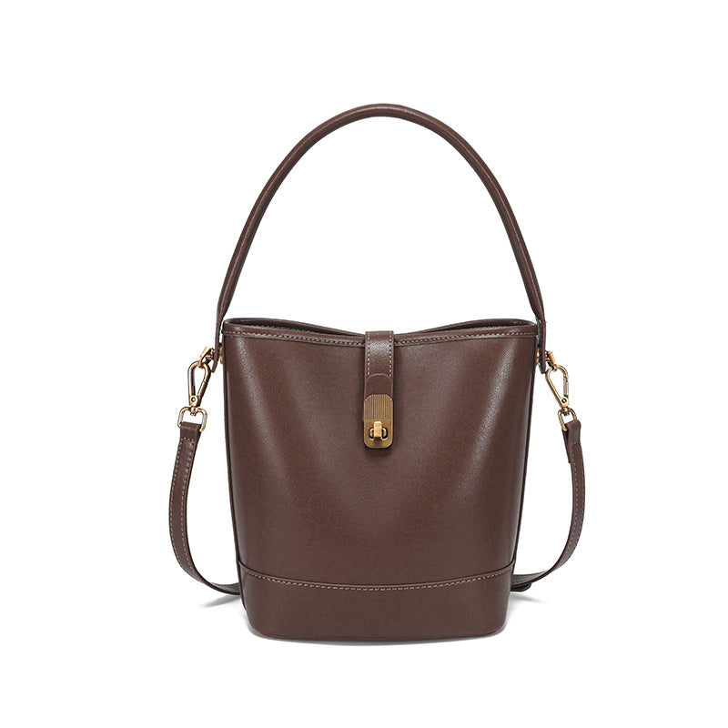 Women's Genuine Leather Light Luxury Minority High-grade Crossbody Bags