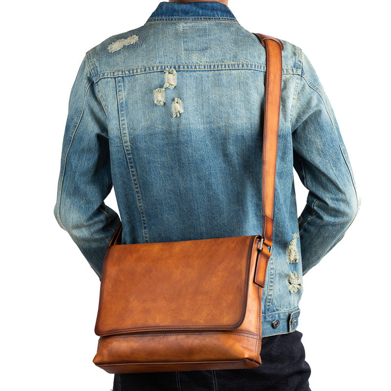 Listing First Layer Tree Height Vegetable Men's Messenger Bags