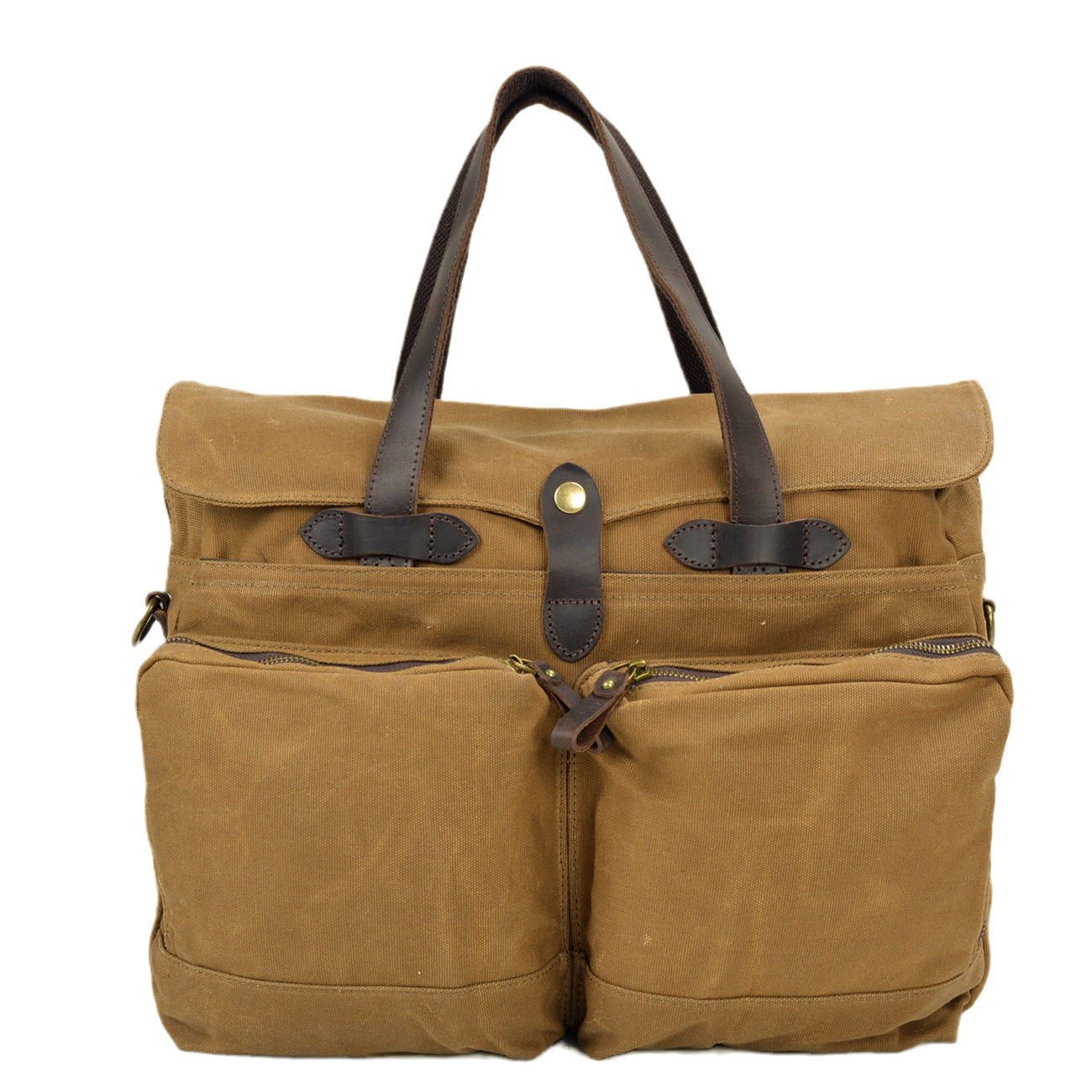 Men's Waterproof Canvas Computer Large Capacity File Men's Briefcases
