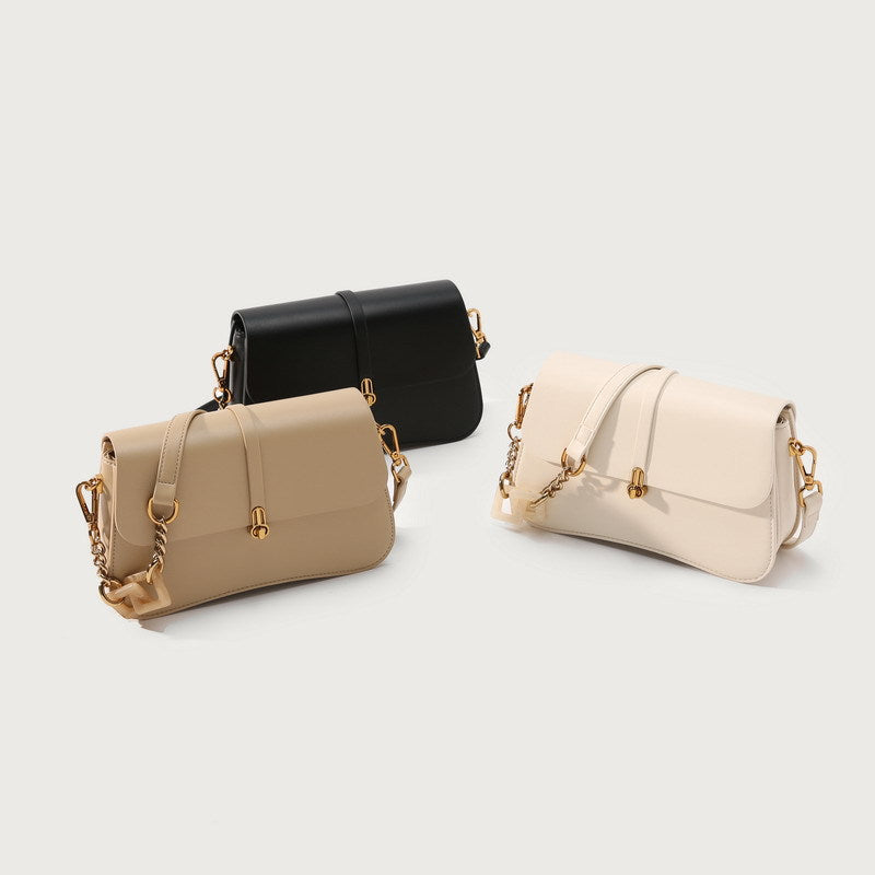 Women's Genuine Leather Niche Saddle Summer High-grade Shoulder Bags