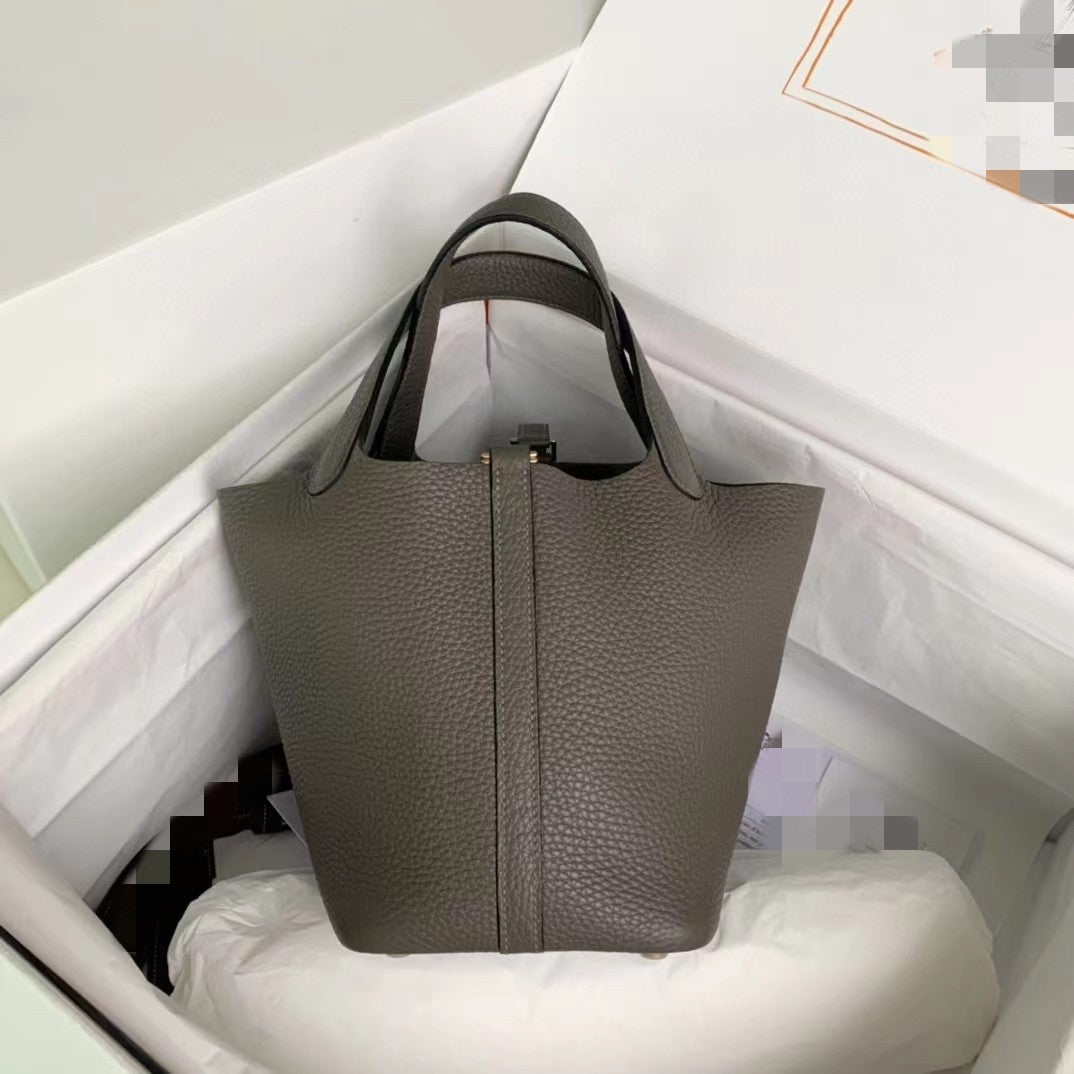 Women's Beeswax Thread Imported First Layer Cowhide Portable Bags