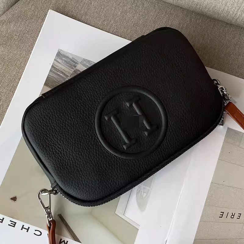 Women's Genuine Leather Exquisite Texture High-grade Compact Small Square Bags