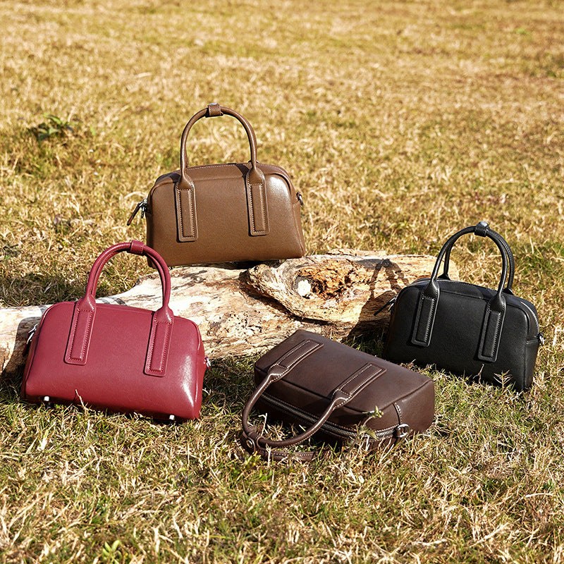 Women's Genuine Leather Retro Commuter Niche Advanced Crossbody Bags