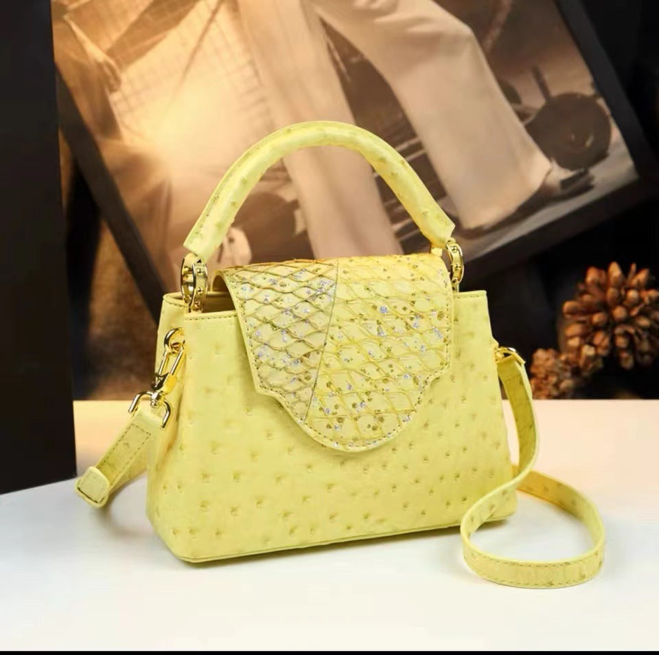 Women's Genuine Leather Crocodile Pattern High Quality Shoulder Bags