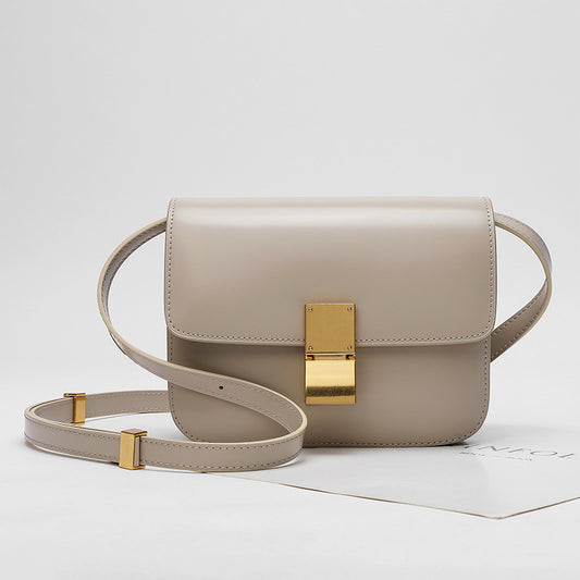 Women's Caramel Tofu High Sense Versatile Retro Small Square Bags
