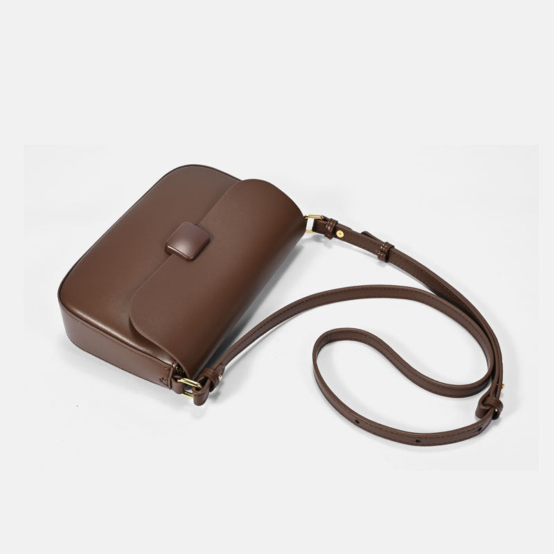 Women's High Sense Niche Leather Minority Simple Fashion Small Square Bags