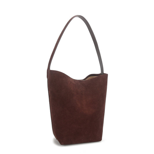 Women's Suede Leather Performance Large Capacity Commuter Shoulder Bags
