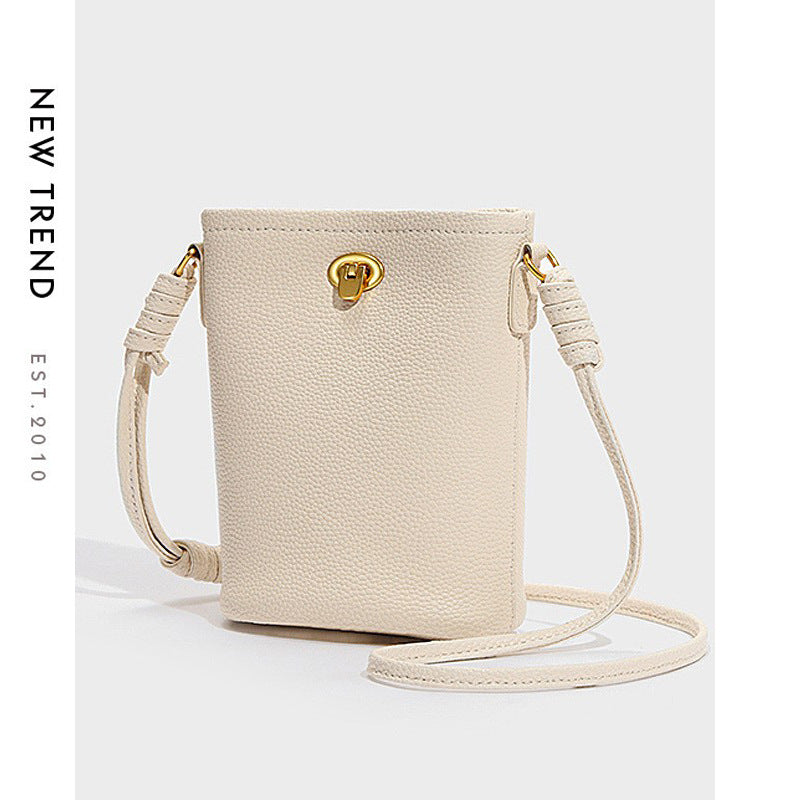 Women's Versatile Creative Popular Simple Leather Phone Bags