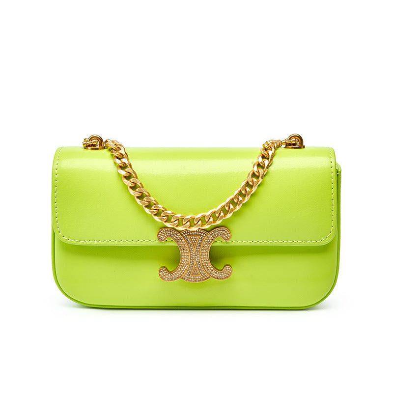 Women's Underarm Baguette Portable Chain For Handbags