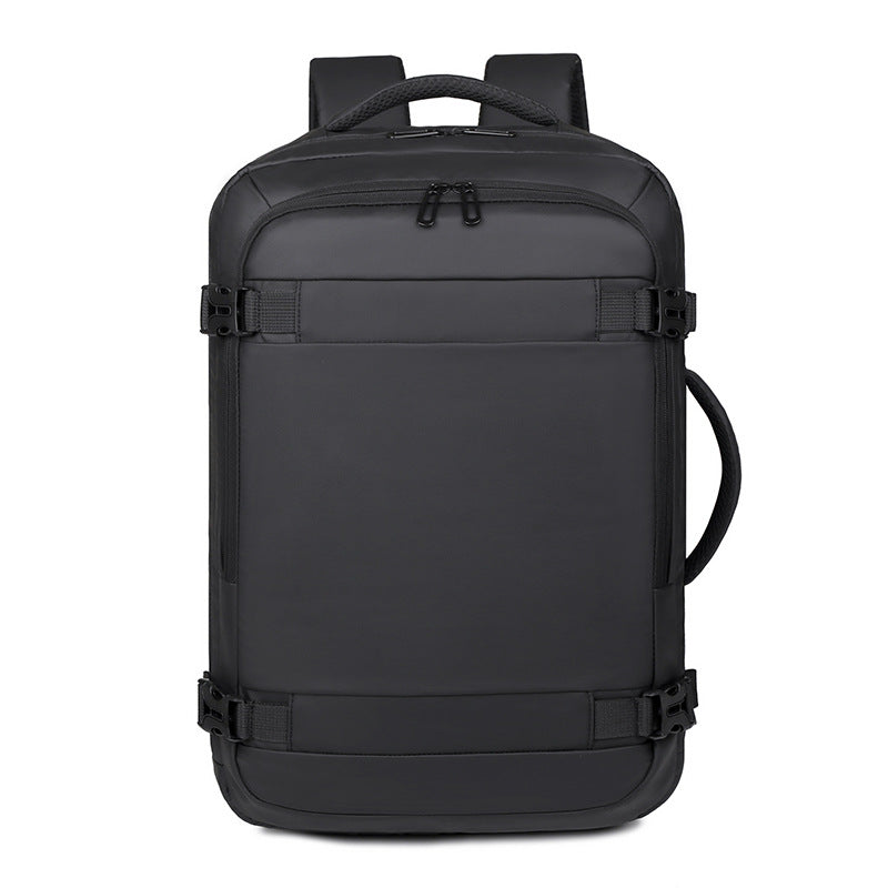 Men's Large Capacity Fashion Business Printing Word Backpacks