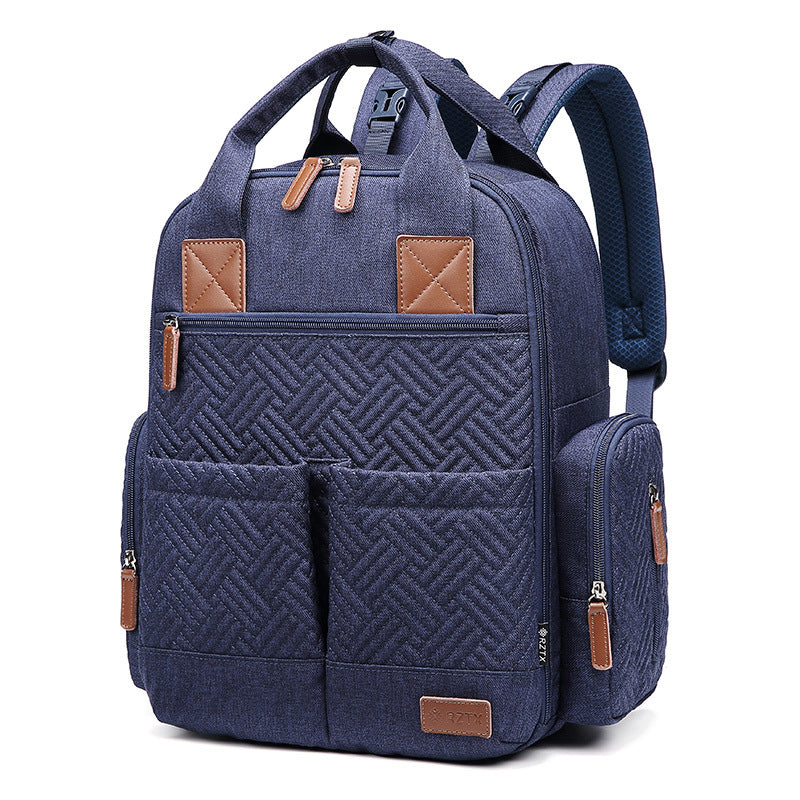 Large Capacity Embroidery Diaper Waterproof Portable Bags