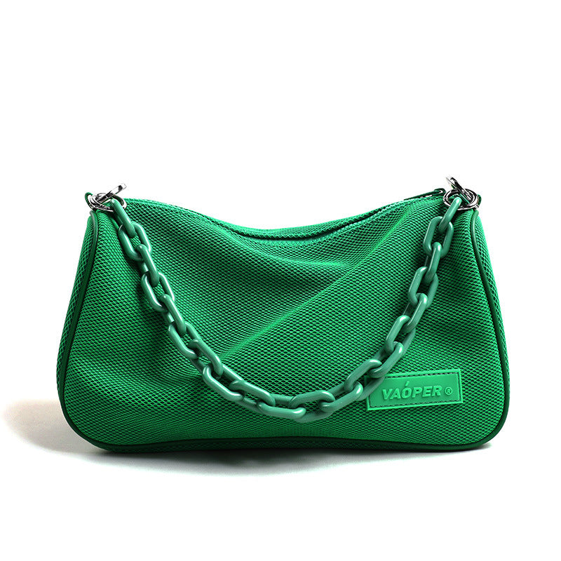 Niche Designer Rose Red Underarm Female Men's Messenger Bags