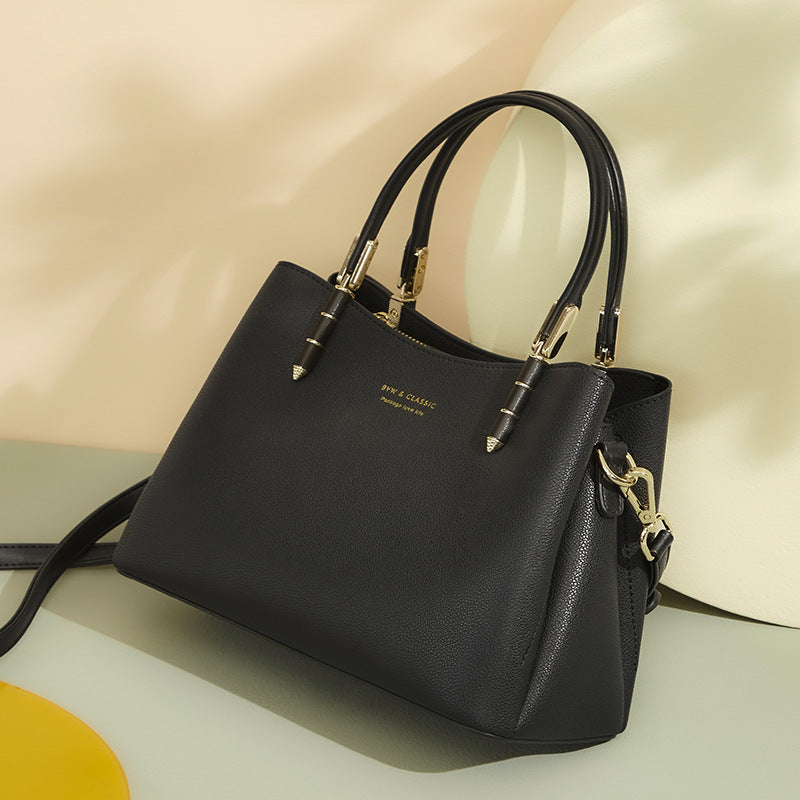 Texture Fashionable Large Capacity Versatile Western Handbags