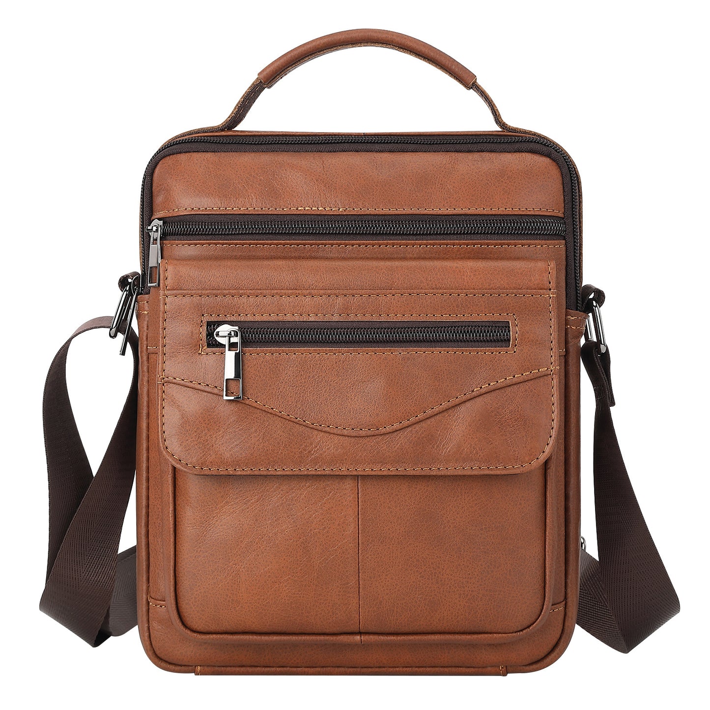 Men's First Layer Cowhide Business Multifunctional Men's Shoulder Bags