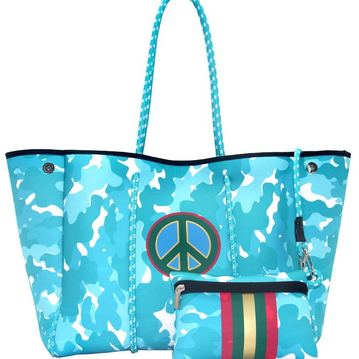 Women's Fashion Neoprene Big Large Beach Travel Bags