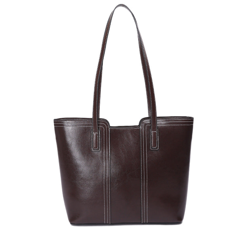 Women's Simple Underarm Light Luxury Large Capacity Shoulder Bags