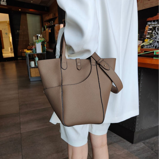 Women's Hailing High-grade First Layer Cowhide Commuter Bags
