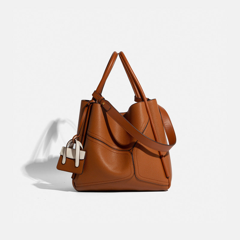 Women's Affordable Luxury Simple Stylish Good Texture Stitching Handbags