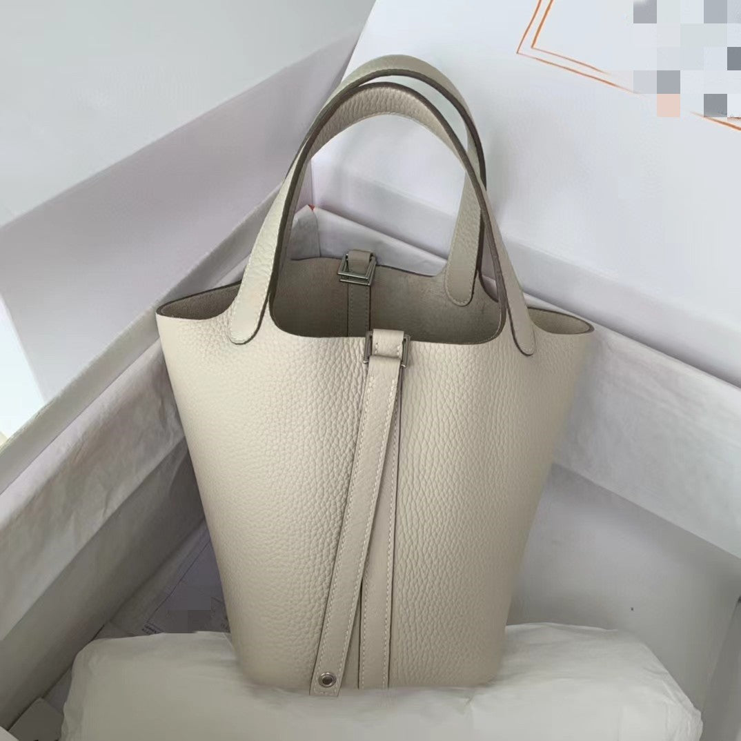 Women's Beeswax Thread Imported First Layer Cowhide Portable Bags