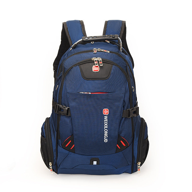 Men's Large Capacity Leisure Male College Spine Backpacks