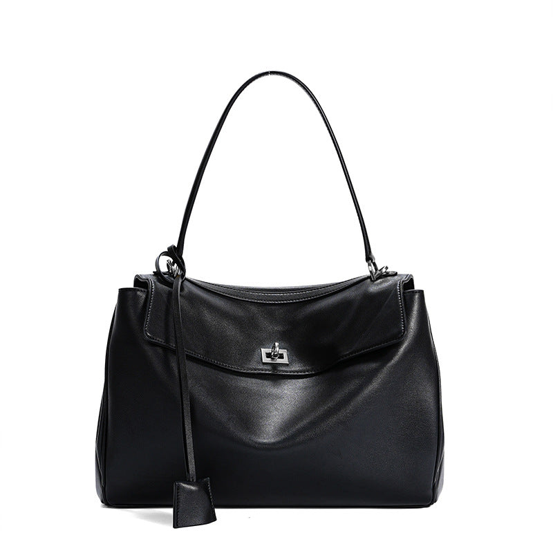 Women's Underarm Hand-held High-grade Genuine Leather Tote Bags