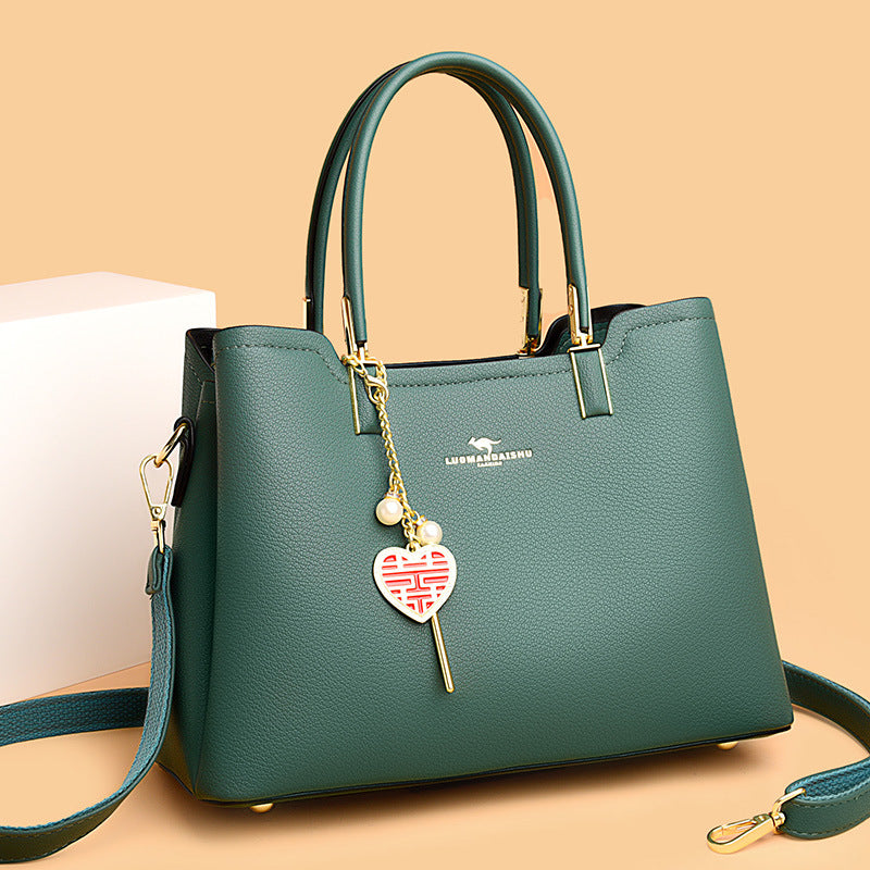 Women's Soft Leather Mouth To Give Mom Tote Bags