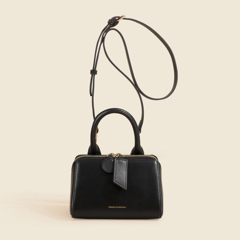 Women's Leather Commuter High Sense Mobile Texture Design Crossbody Bags