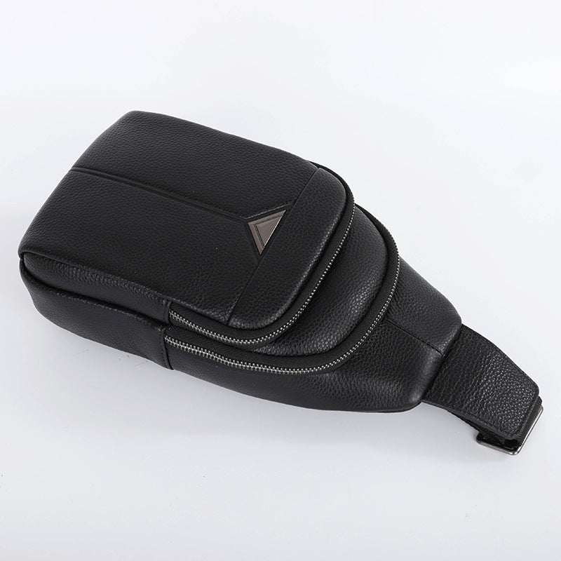 Men's Genuine Leather Business Multifunction First Layer Men's Messenger Bags