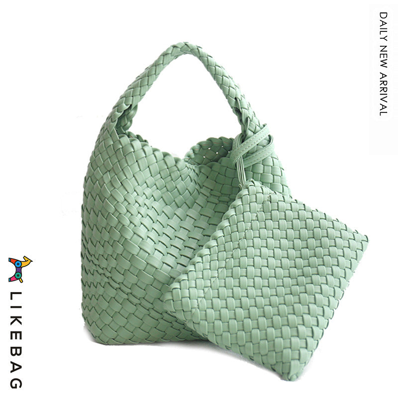 Women's Trendy Hand-woven Versatile Large Capacity Portable Bags