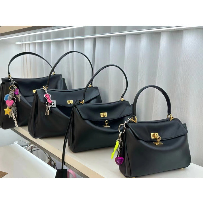 High Version Paris Leather Fashion Soft Tote Bags