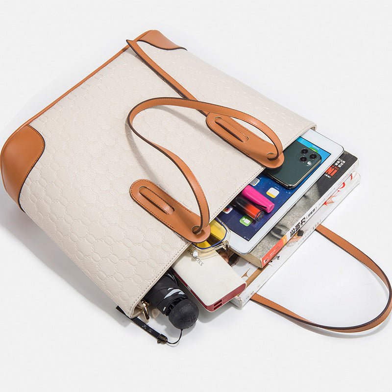 Women's Fashion Large Trendy Capacity Set Mother Shoulder Bags