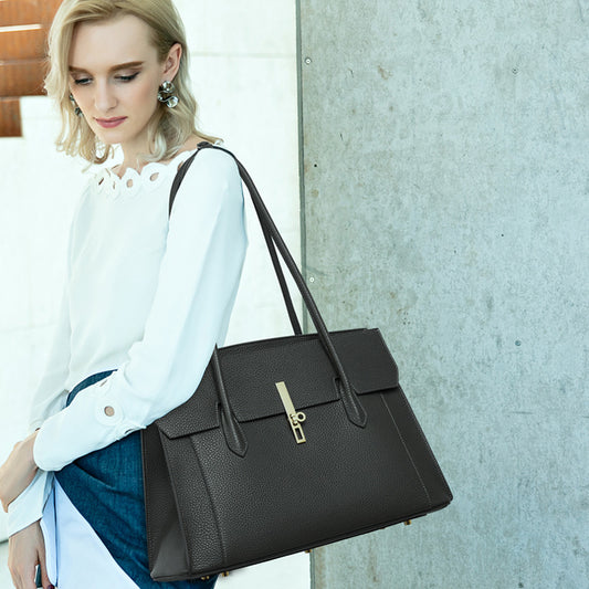 Women's Genuine Leather Big Large Capacity Totes Shoulder Bags