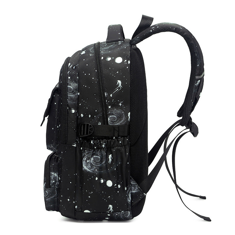 Fashion Starry Sky Trendy Boy Three-piece Elementary School Students' Schoolbags