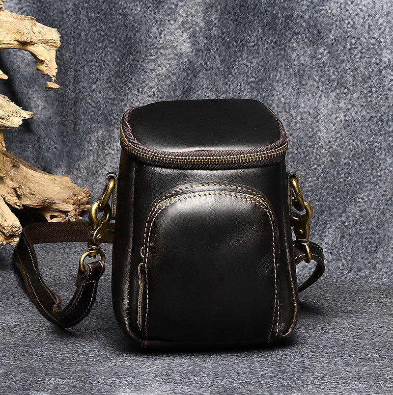 Men's Crazy Horse Leather Vintage Cowhide Genuine Bags