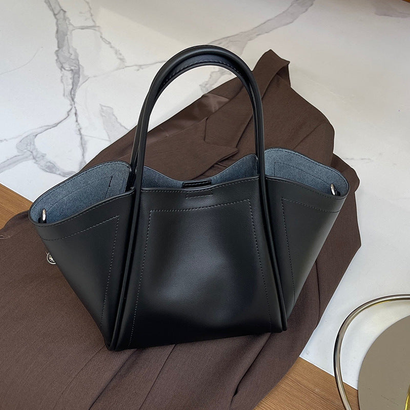 Women's Genuine Leather Wings Style Commuter Large Handbags