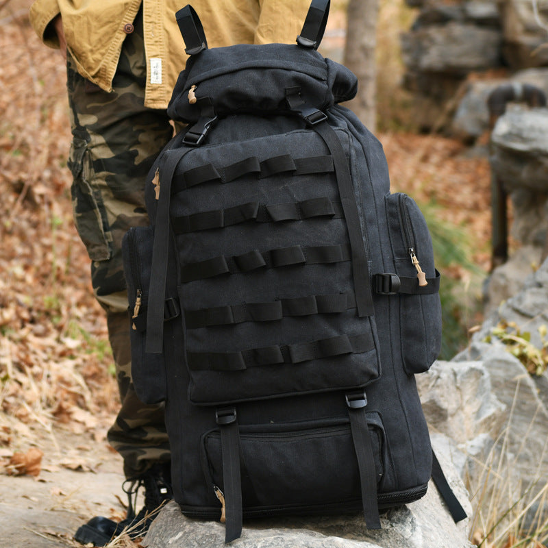Women's & Men's & Large Capacity Canvas Expandable Li Backpacks