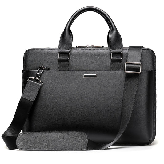 Men's Leather Business Office Korean Cowhide Men's Briefcases