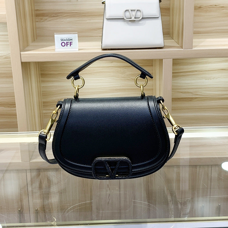 Women's High-grade Summer Underarm Portable Design Saddle Crossbody Bags