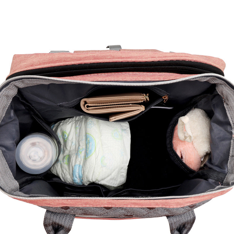 Large Capacity Mummy Portable Elegant Crib Mother Bags