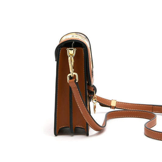 Women's Attachment Mobile Female Woven Flower Cloth Crossbody Bags
