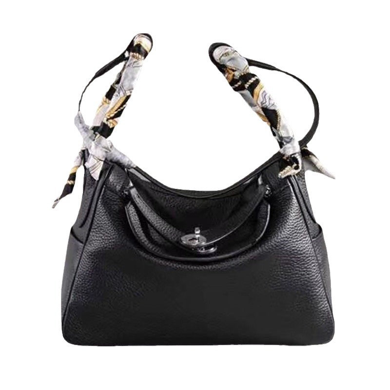 Women's Layer Doctor Lychee Pattern Lindy Medical Box Shoulder Bags