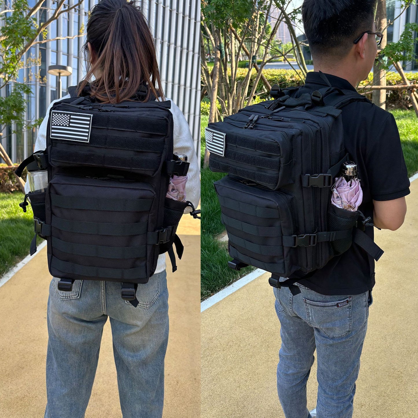 Camouflage Large Capacity Velcro Hard-wearing Waterproof Backpacks