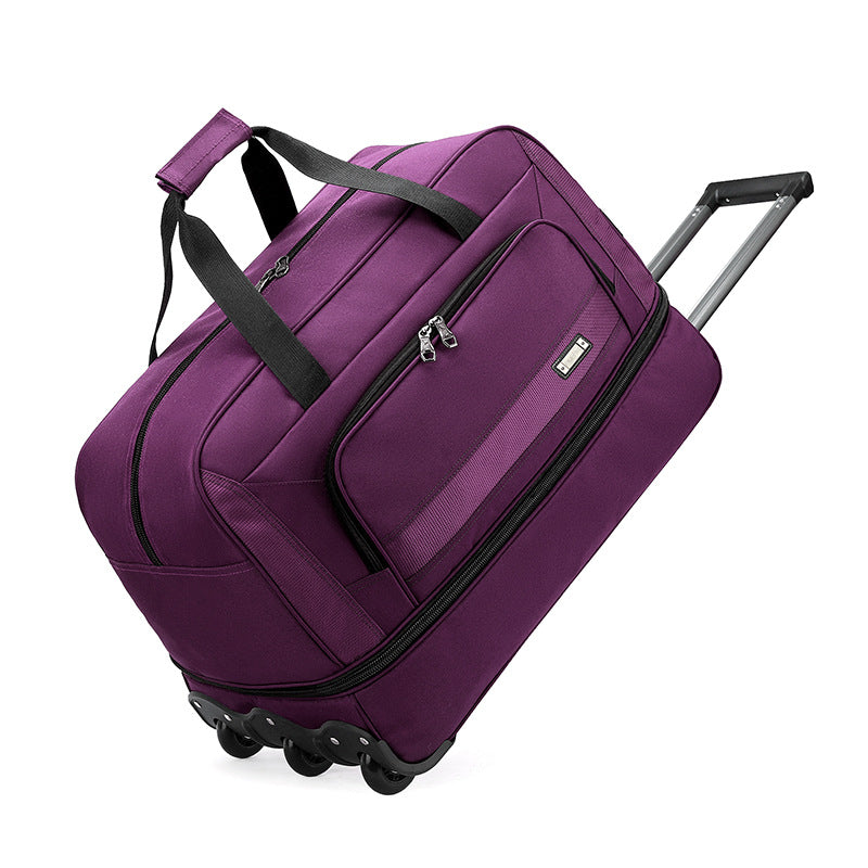 Cloth Large Capacity Expandable Three Wheels Travel Bags