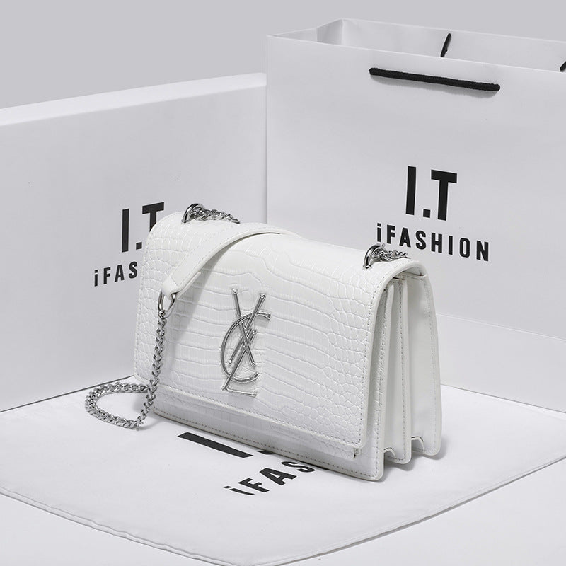 Women's Unique Leather High-grade Chain Tassel Shoulder Bags