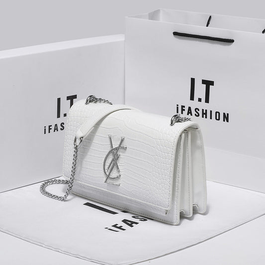 Women's Unique Leather High-grade Chain Tassel Shoulder Bags