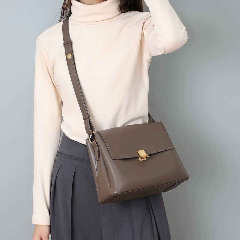 Women's Sense One Genuine Leather Large Capacity Shoulder Bags