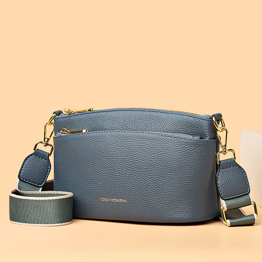 Women's Glamorous Leather First Layer Shell Shoulder Bags