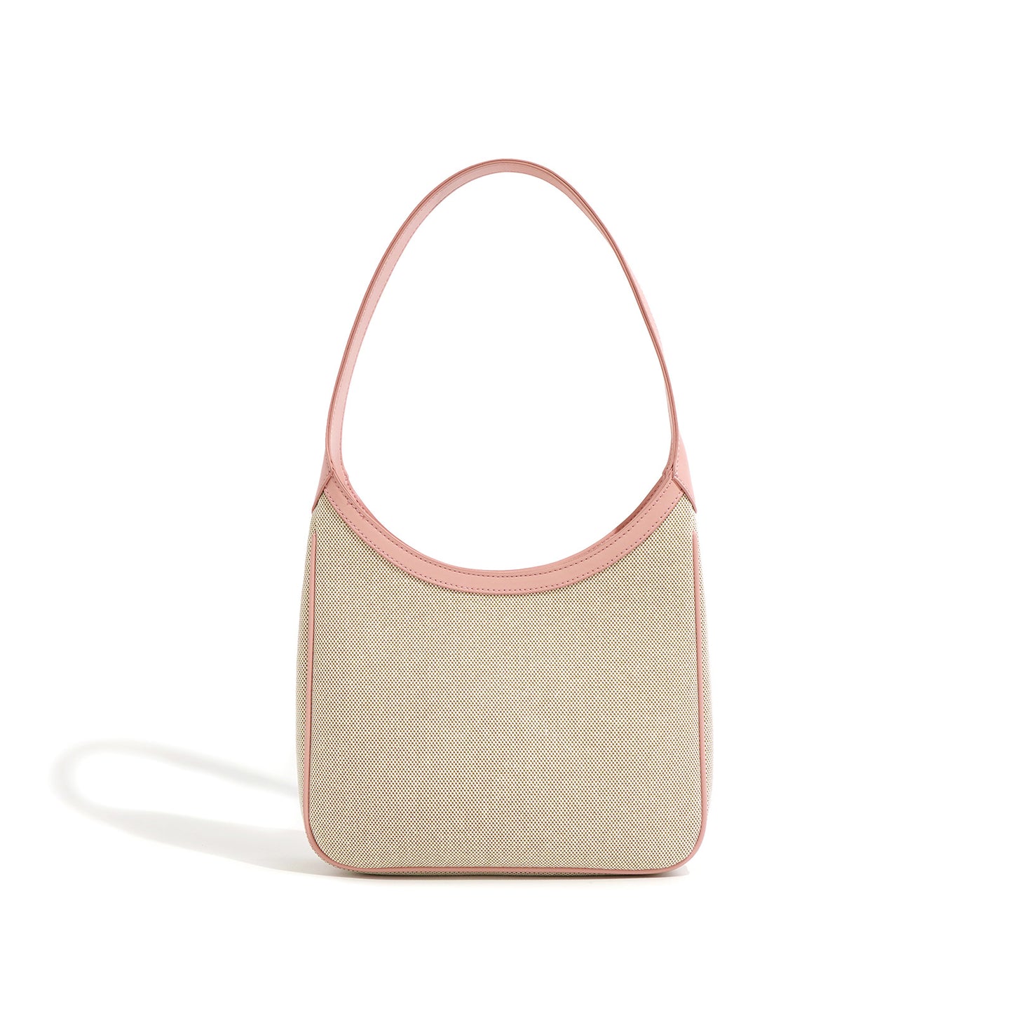Women's Canvas Stitching Contrast Color Urban Simple Commute Large Capacity Armpit Bags