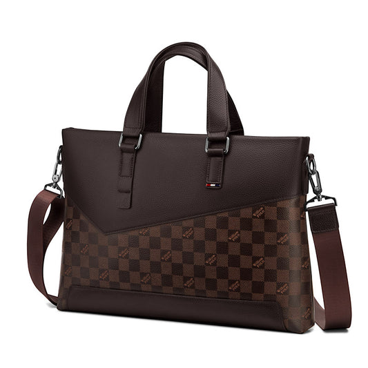 Men's Emperor Paul Computer Cattle Leather Men's Briefcases